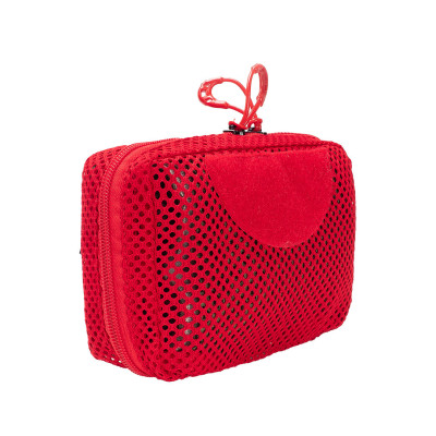 Bolso tela e Velcro EMT 1812 - Vermelho