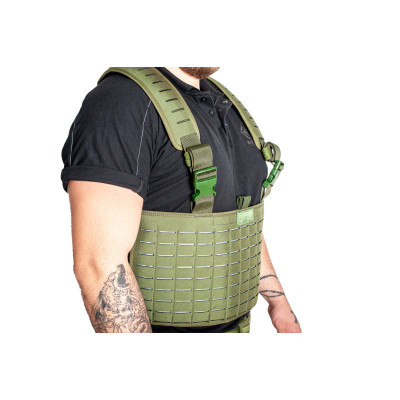 Colete Suspensório Modular Chest Rigs - Verde