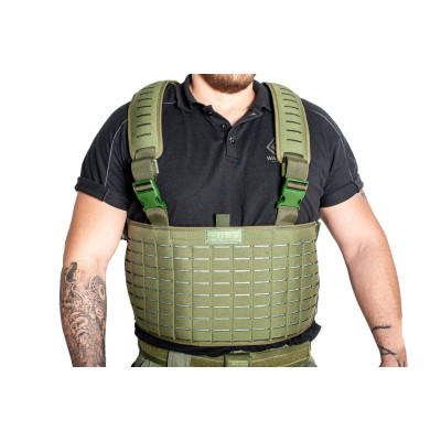 Colete Suspensório Modular Chest Rigs - Verde