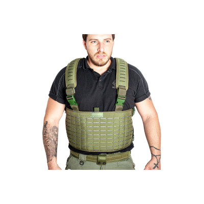 Colete Suspensório Modular Chest Rigs - Verde