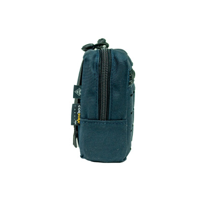 Bolso Modular  Horizontal 2 zip Laser Cut - Azul Dark