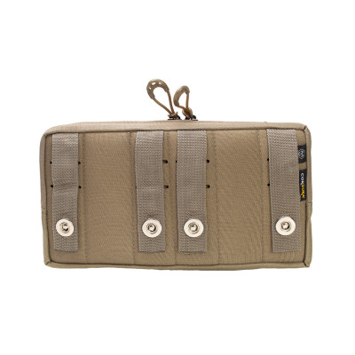 Bolso Modular  Horizontal 2 Zip Laser Cut - Coyote