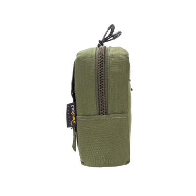 Bolso Modular  Horizontal 2 Zip Laser Cut - Verde