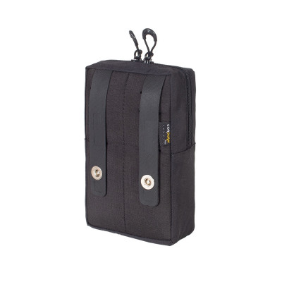 Bolso Modular  Vertical 2 Zip Laser Cut - Preto