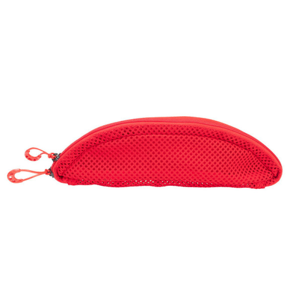 Bolso tela e Velcro EMT Oval - Vermelho