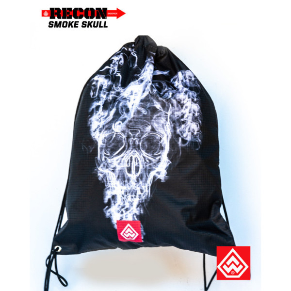 Mochila / Bolsa Saco Smoke Skull – Preta