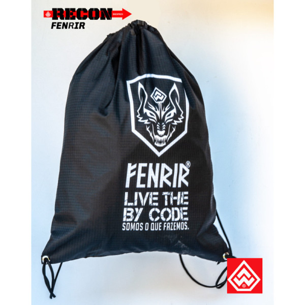 Mochila / Bolsa Saco Fenrir – Preta