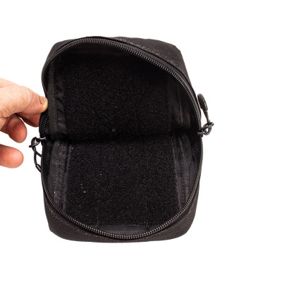 Bolso Modular  Vertical  EDC com Velcro Frontal - Preto