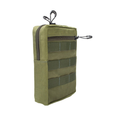 Bolso Modular Vertical 2 zip - Verde